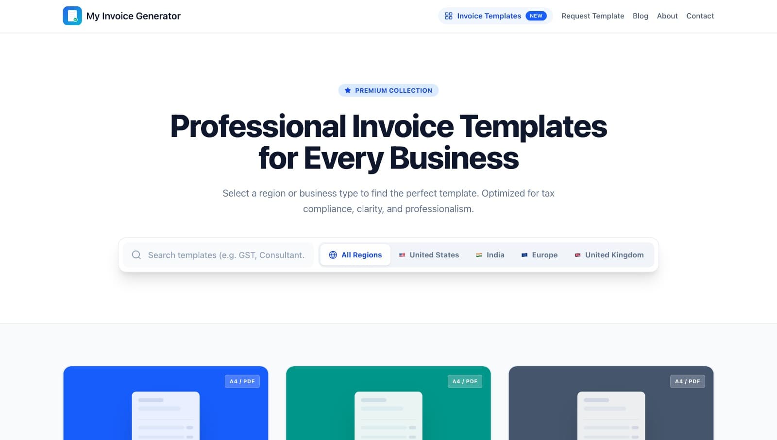 My Invoice Generator